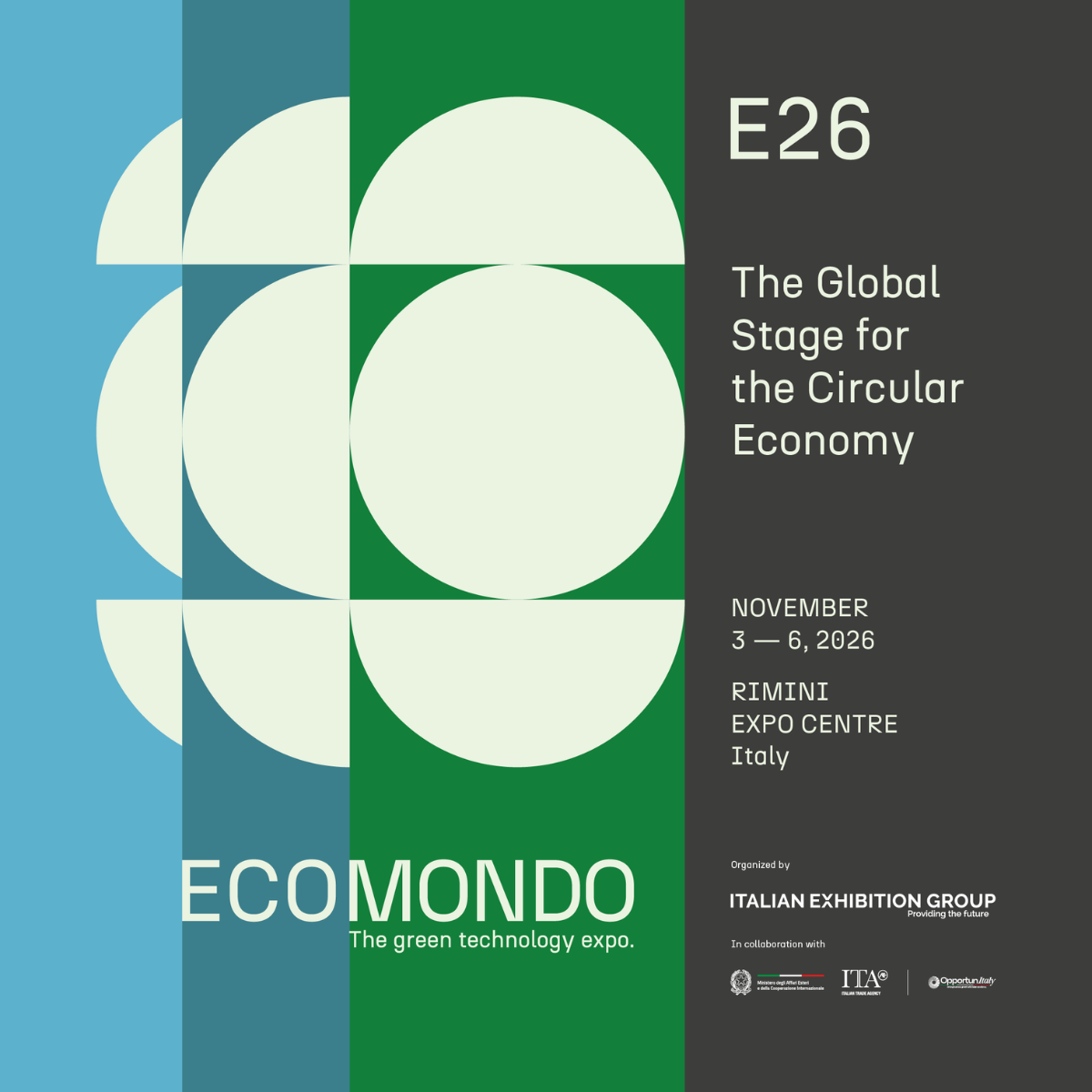 ECOMONDO - Rimini 3-6 Novembre 2026